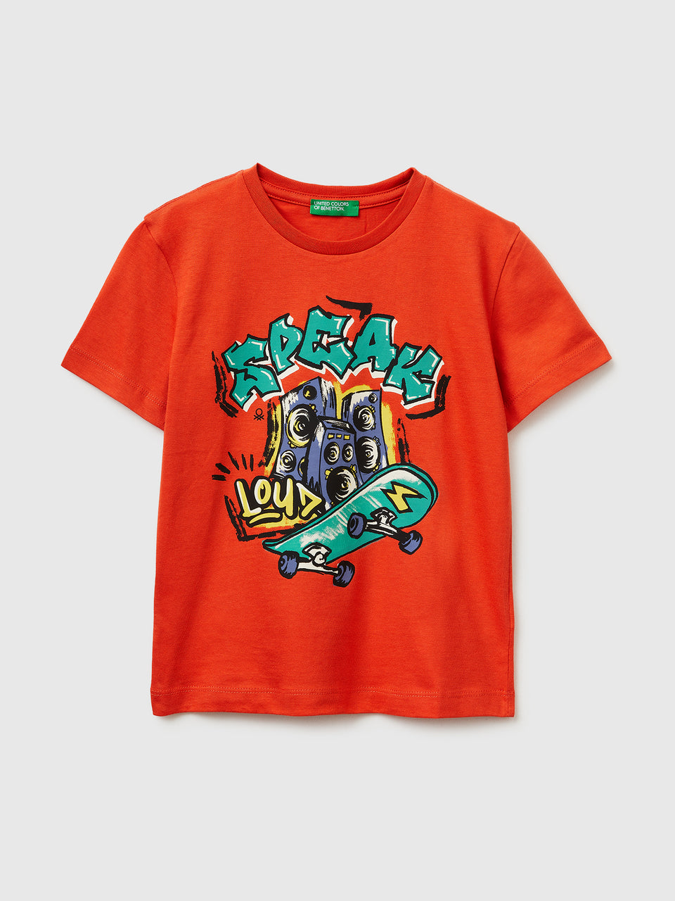 Crew neck T-shirt with print - ucb_image_FS