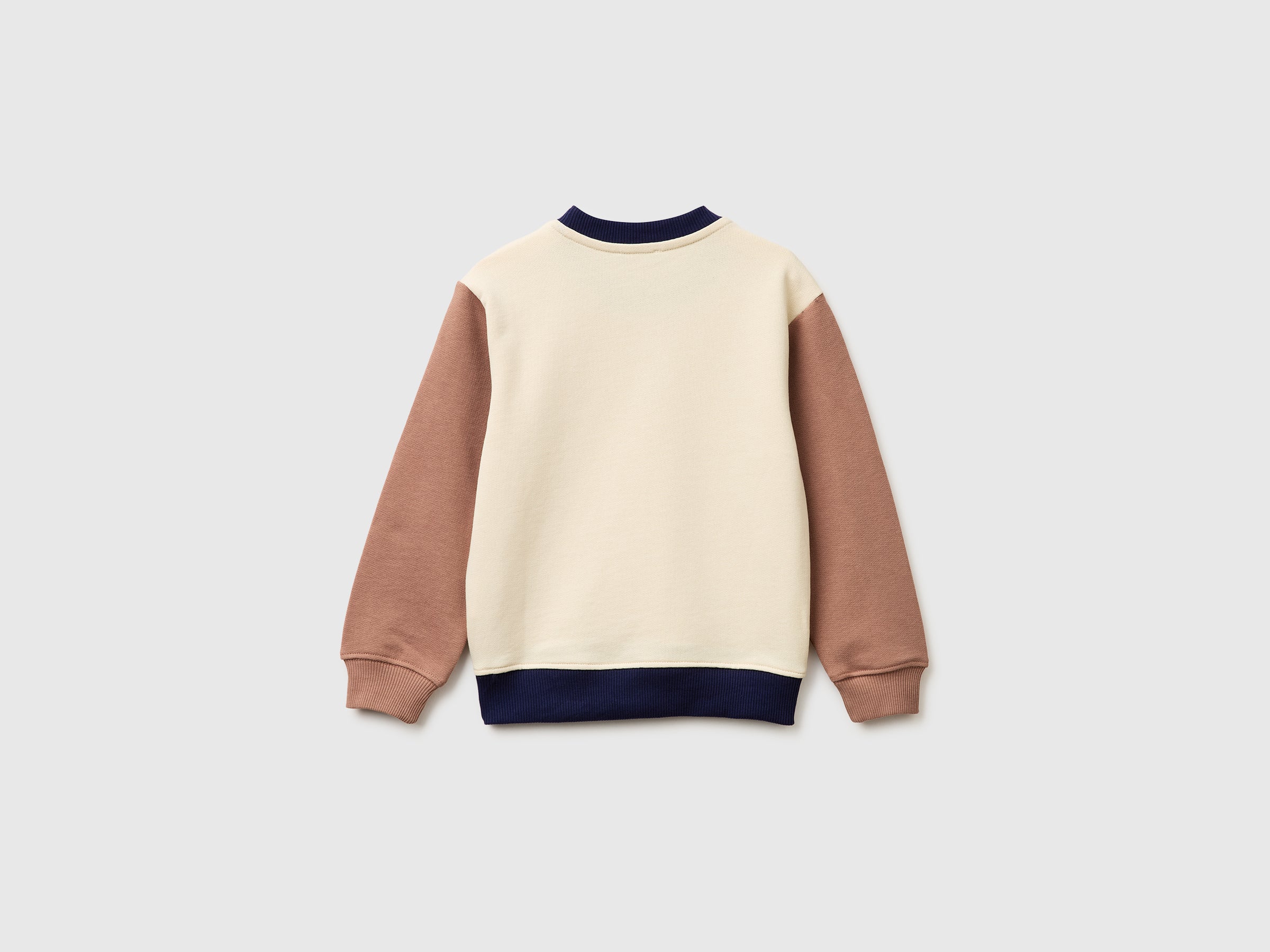 Organic cotton sweatshirt with logo print - ucb_image_BS