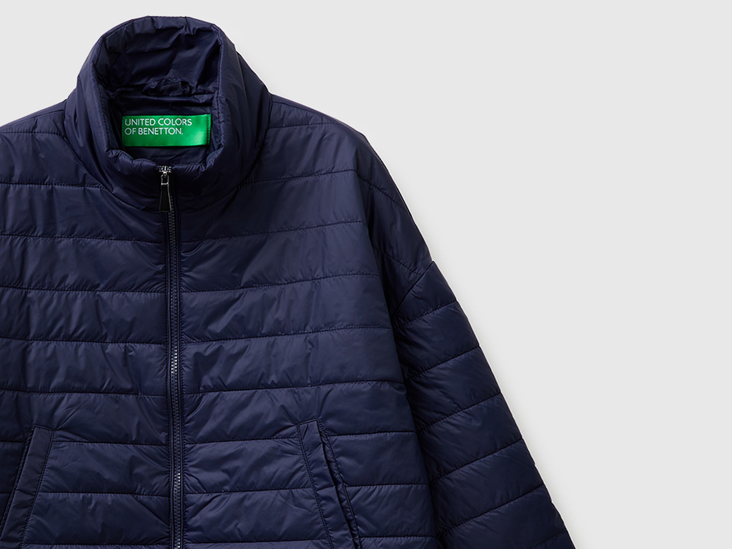 Lightweight padded jacket with 3/4 sleeves - ucb_image_DS1