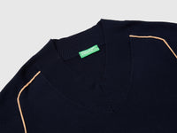 Camisola boxy fit com decote em V - ucb_image_DS1