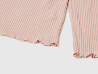 T-shirt de gola alta em mistura de algodão quente - ucb_image_DS1