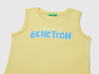 Organic cotton tank top with logo print - ucb_image_DS1