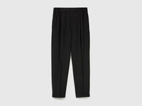 Calças com dobra em viscose mista stretch - ucb_image_FS