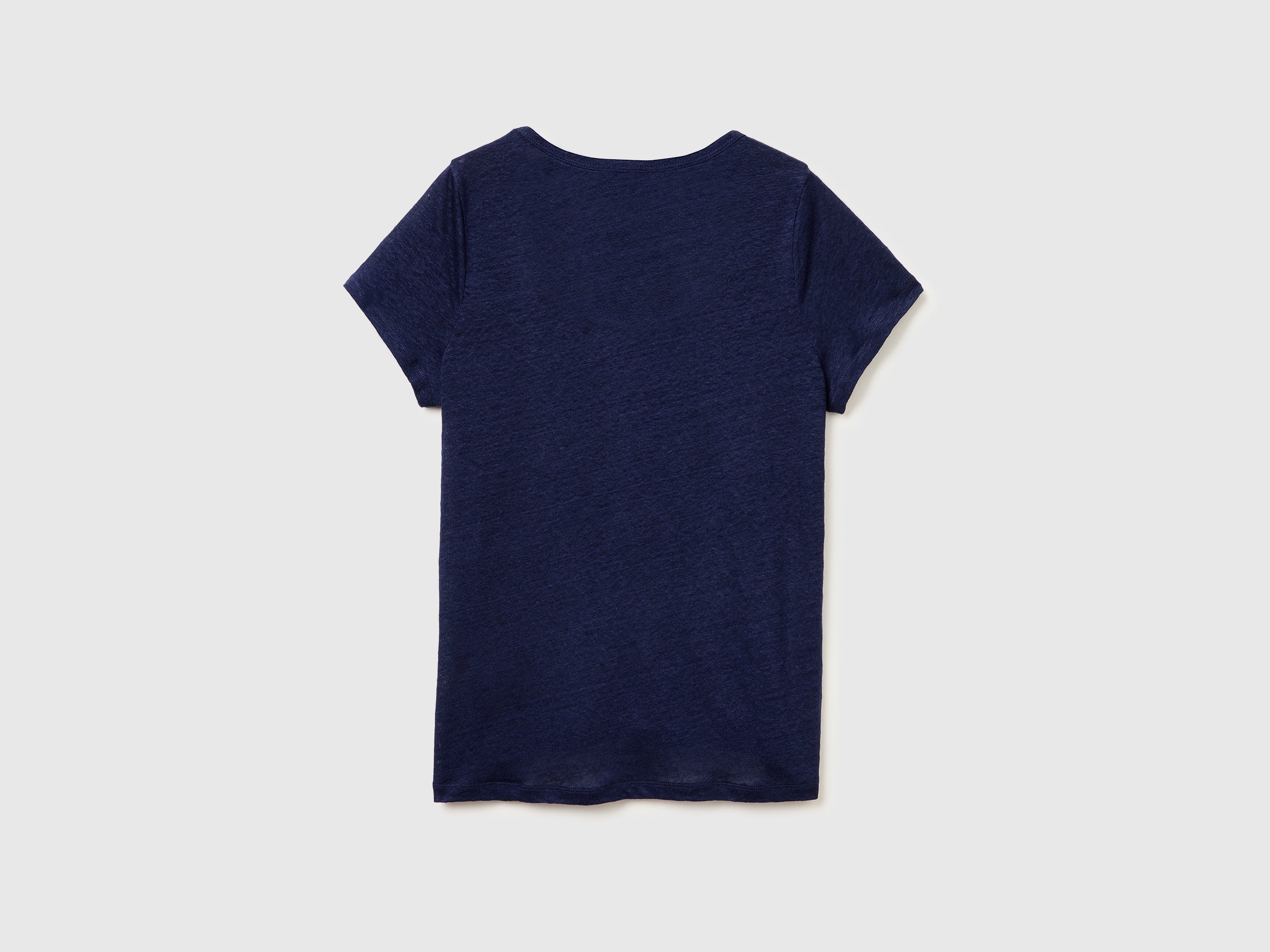 Round-neck T-shirt in pure linen - ucb_image_BS