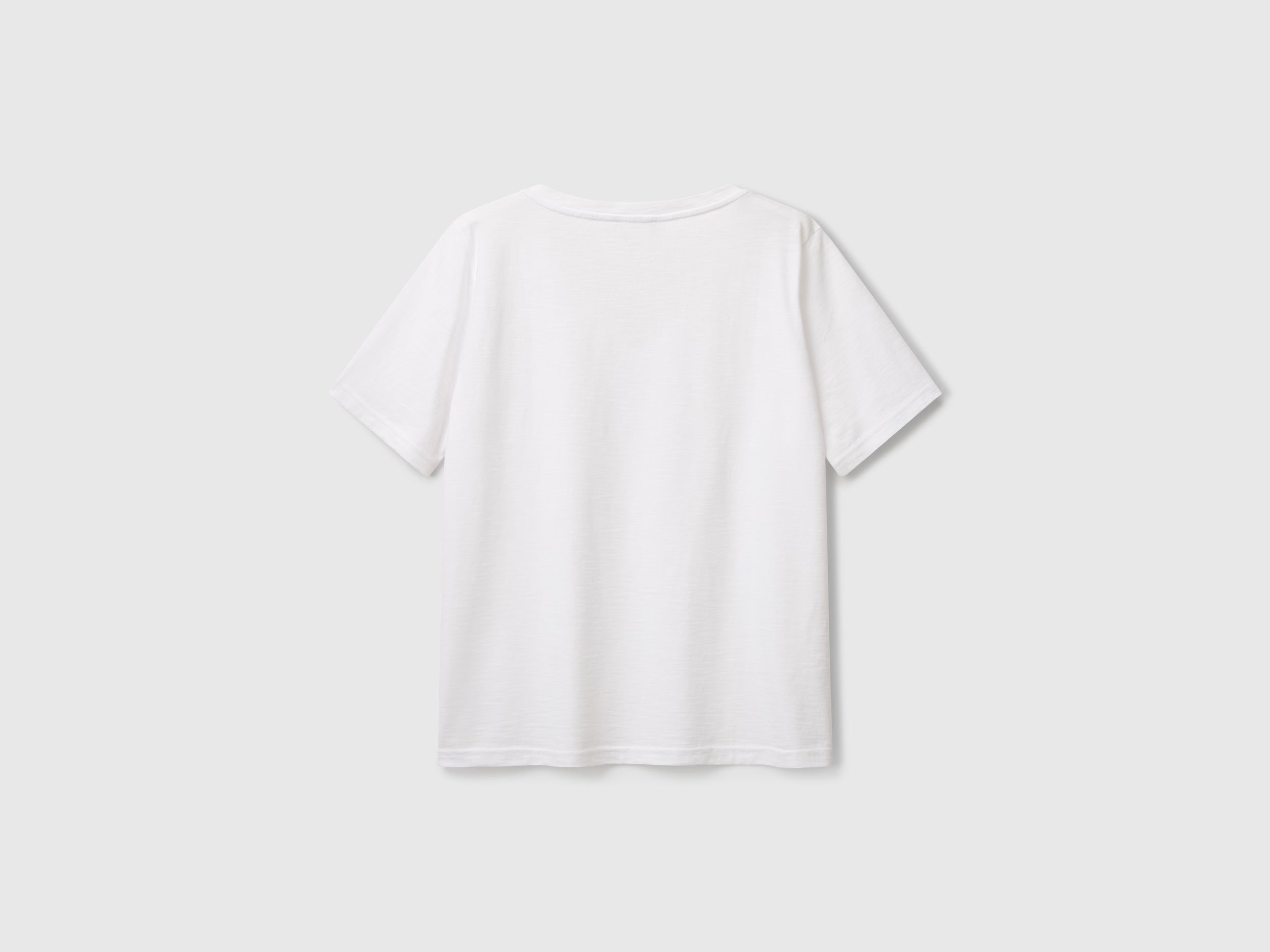 T-shirt decote em V em algodão flamé - ucb_image_BS