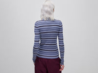 Camisola de gola alta canelada em mistura de seda e lã - ucb_image_B