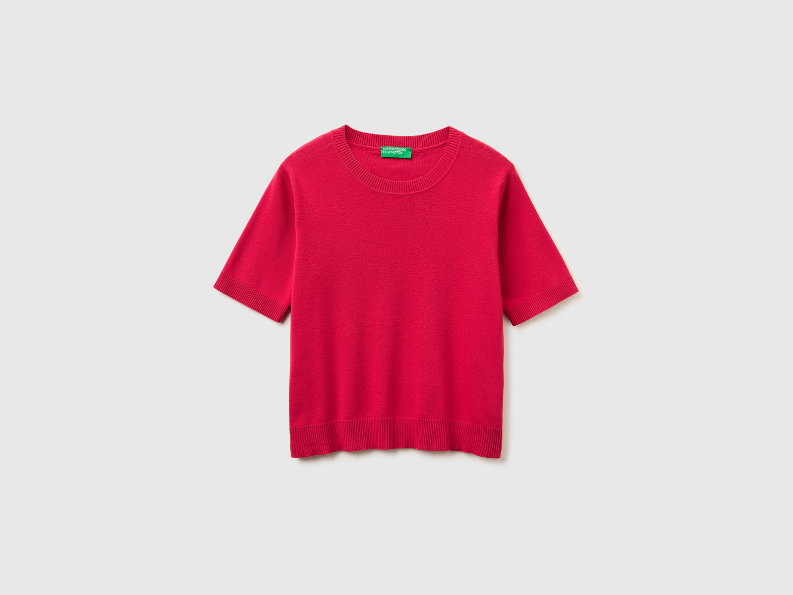 Camisola vermelho morango com manga curta - ucb_image_FS