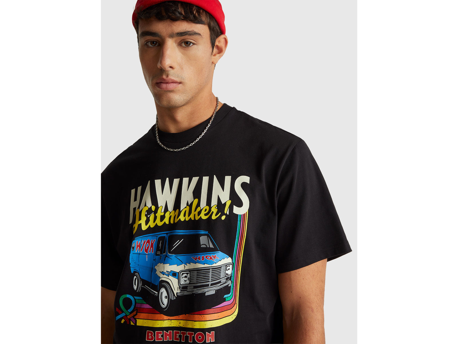 T-shirt with Stranger Things print