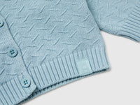 Organic cotton crew neck cardigan - ucb_image_DS1