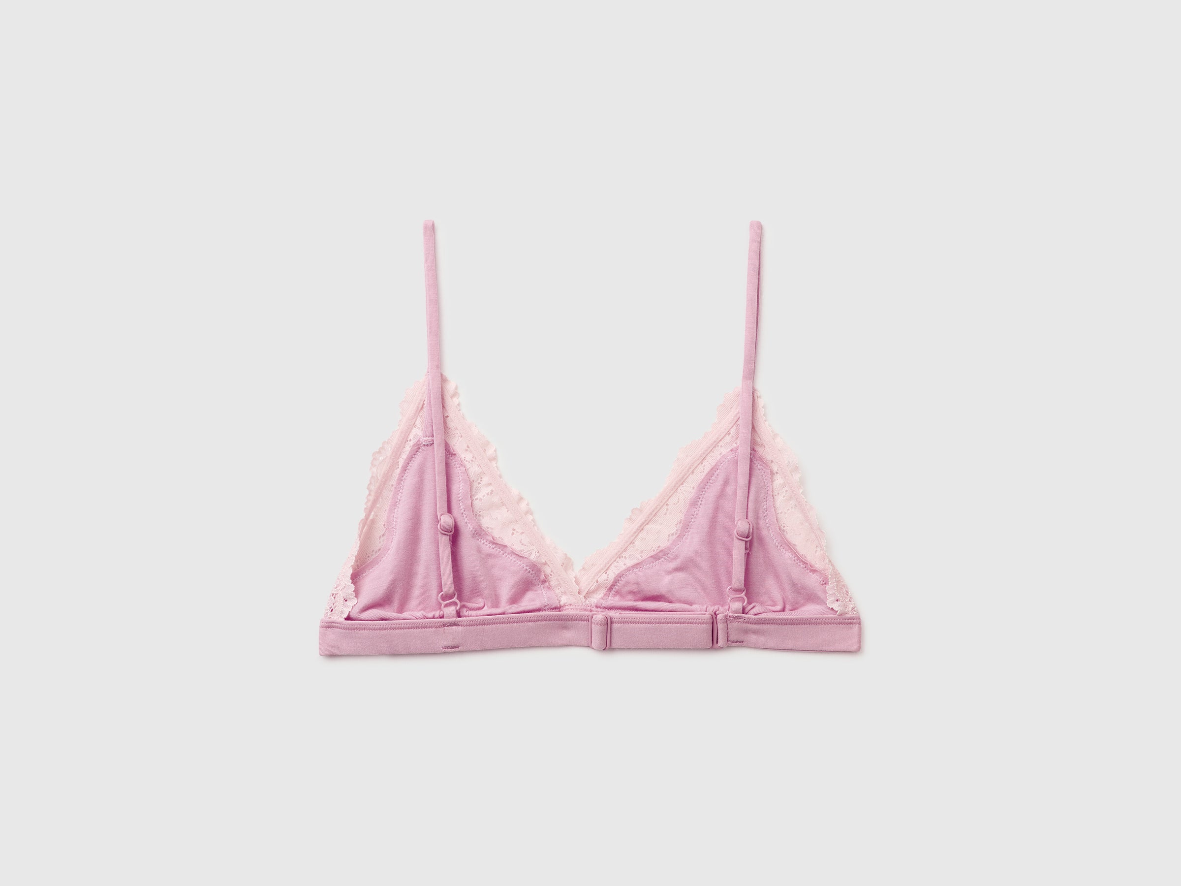 Silk blend triangle bra with lace - ucb_image_BS