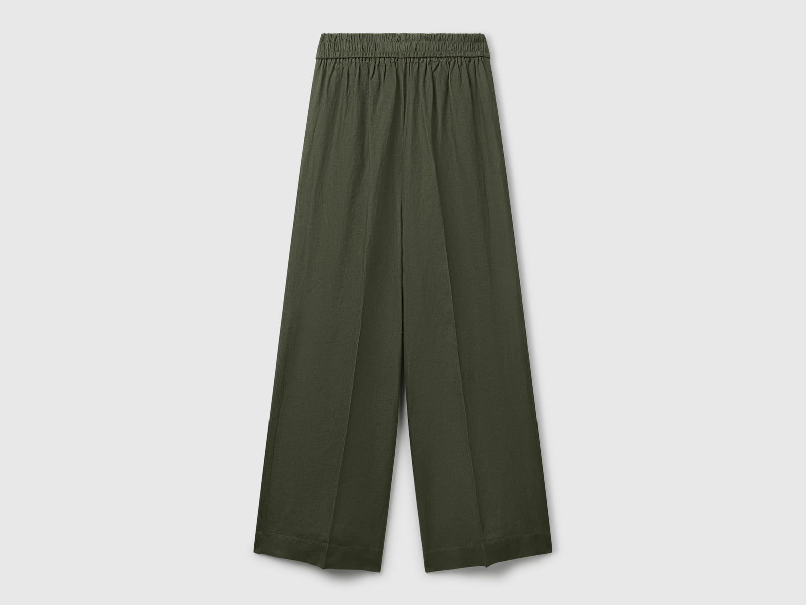 Palazzo trousers in 100% linen - ucb_image_BS