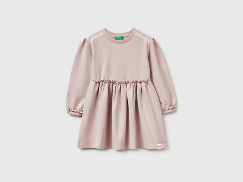 Sweatshirt dress with lace - ucb_image_FS
