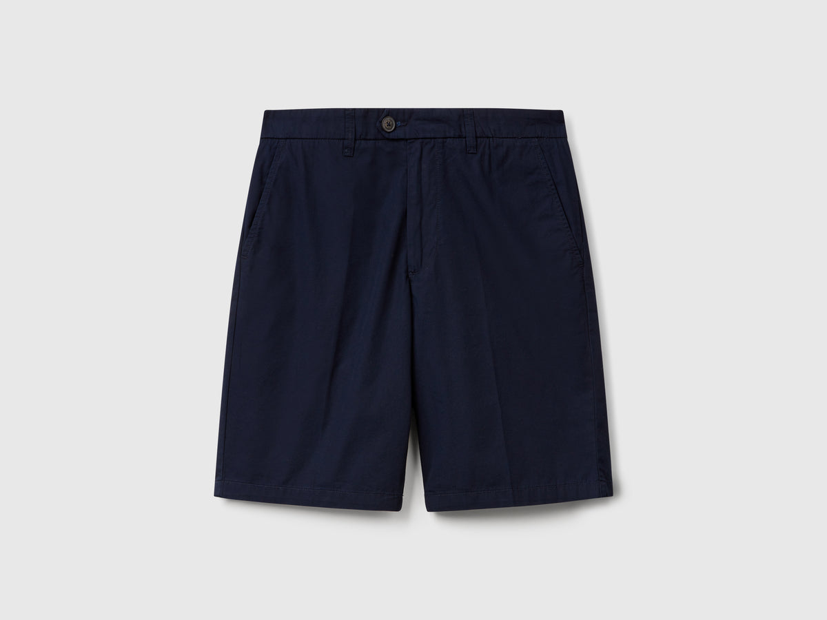 Lightweight cotton chino Bermuda shorts - ucb_image_FS
