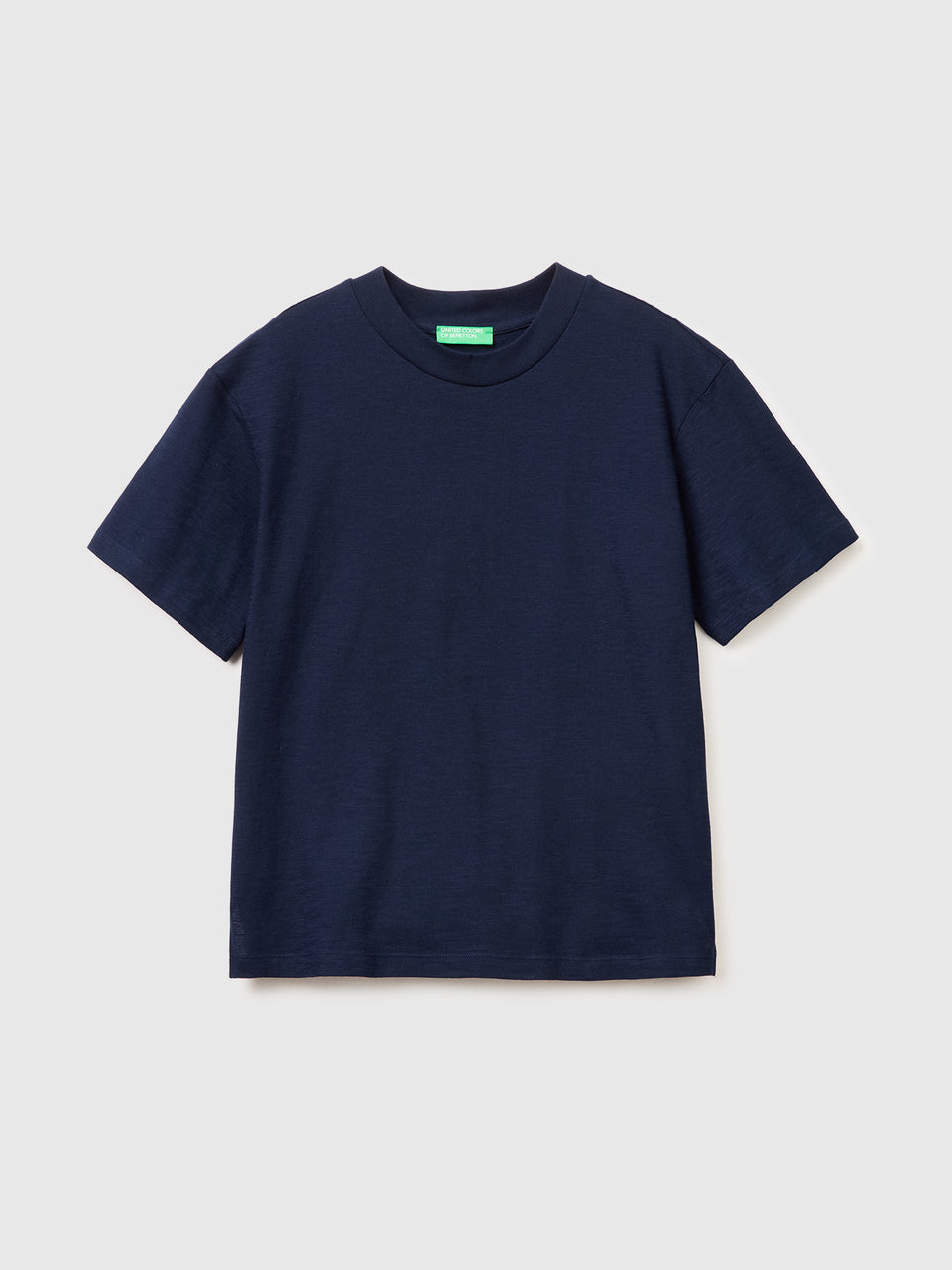 Crew neck t-shirt in lightweight cotton - ucb_image_FS