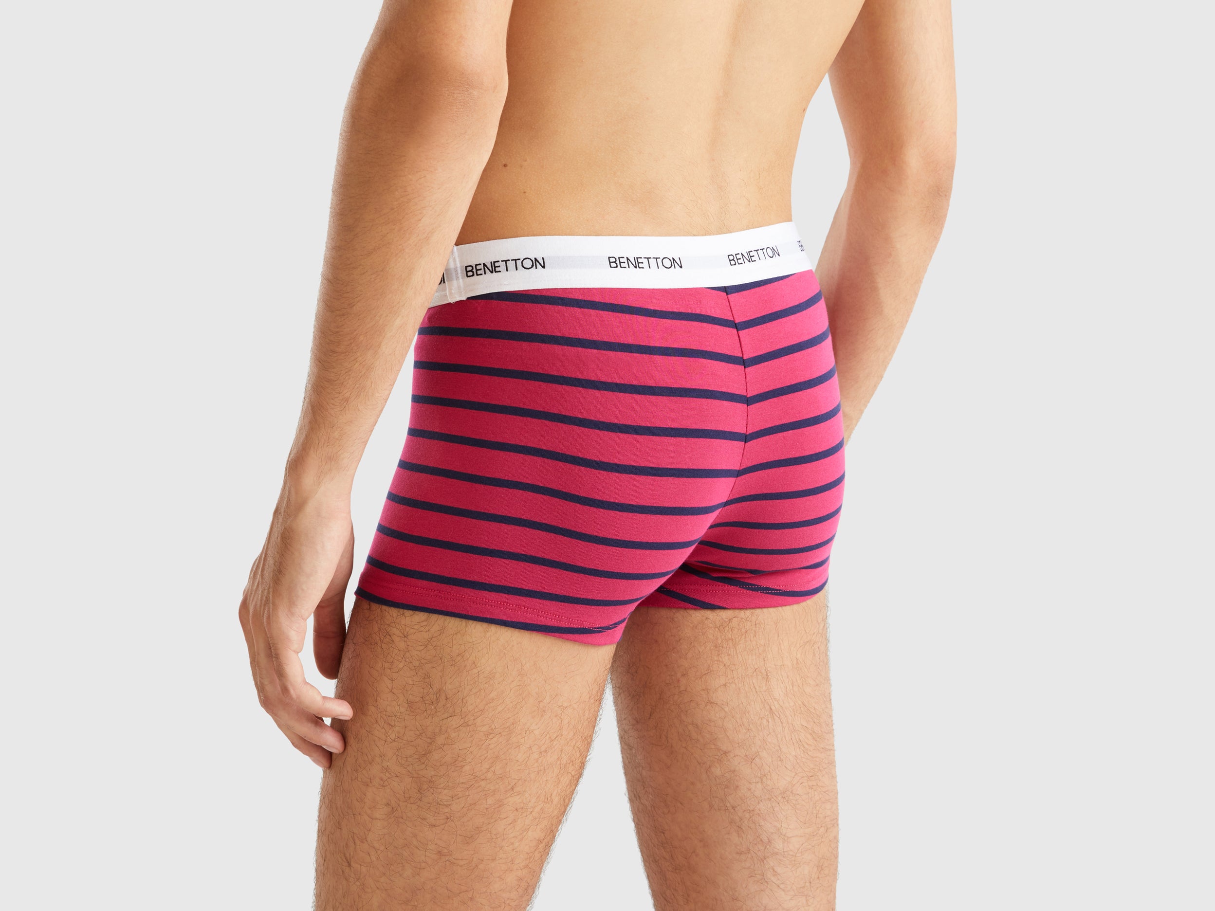 Boxers às riscas em algodão orgânico stretch - ucb_image_B