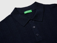 Textured linen blend polo shirt - ucb_image_DS1