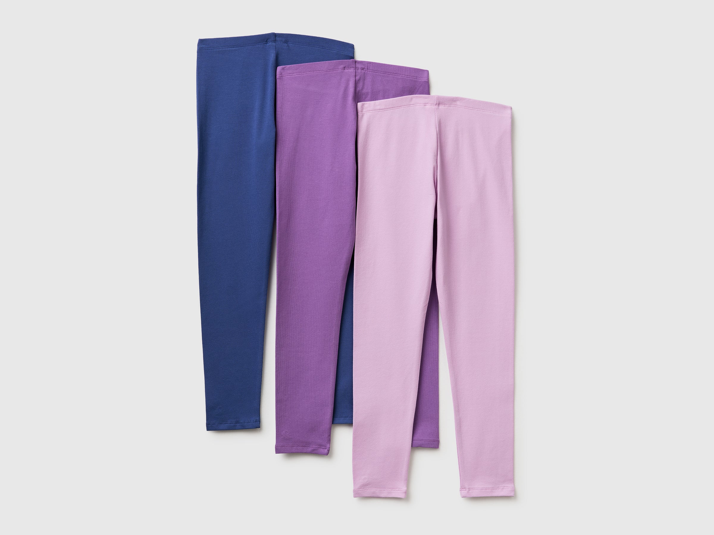 Three stretch cotton leggings - ucb_image_BS