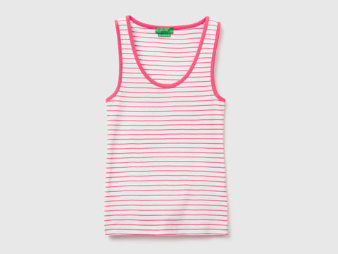 Striped tank top in pure cotton - ucb_image_FS