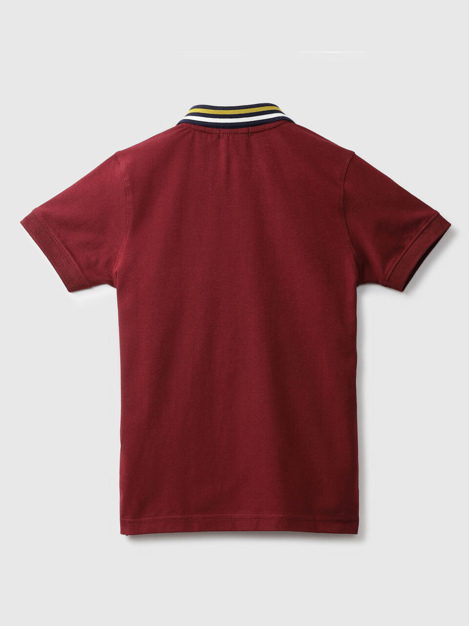 Collar And Tape With Zipper Polo image number 2