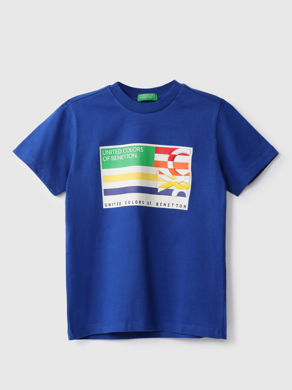 Flag In 3D Emb. Tee Short image number 1