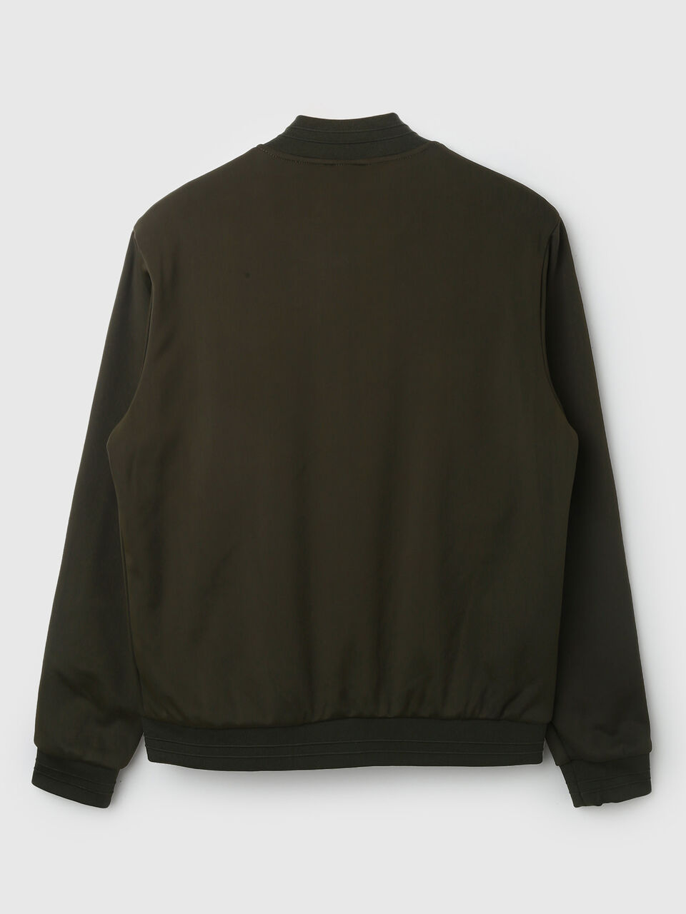 SLEEVE PRINT NEOPRENE KNIT JACKET image number null