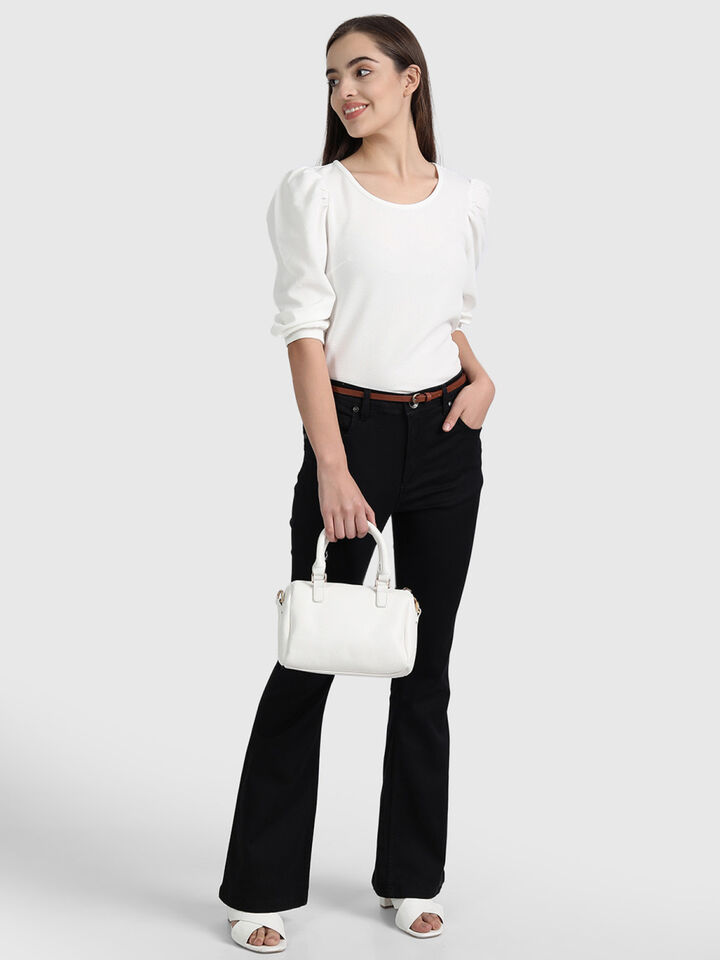 Cotton Boot Cut Jeans