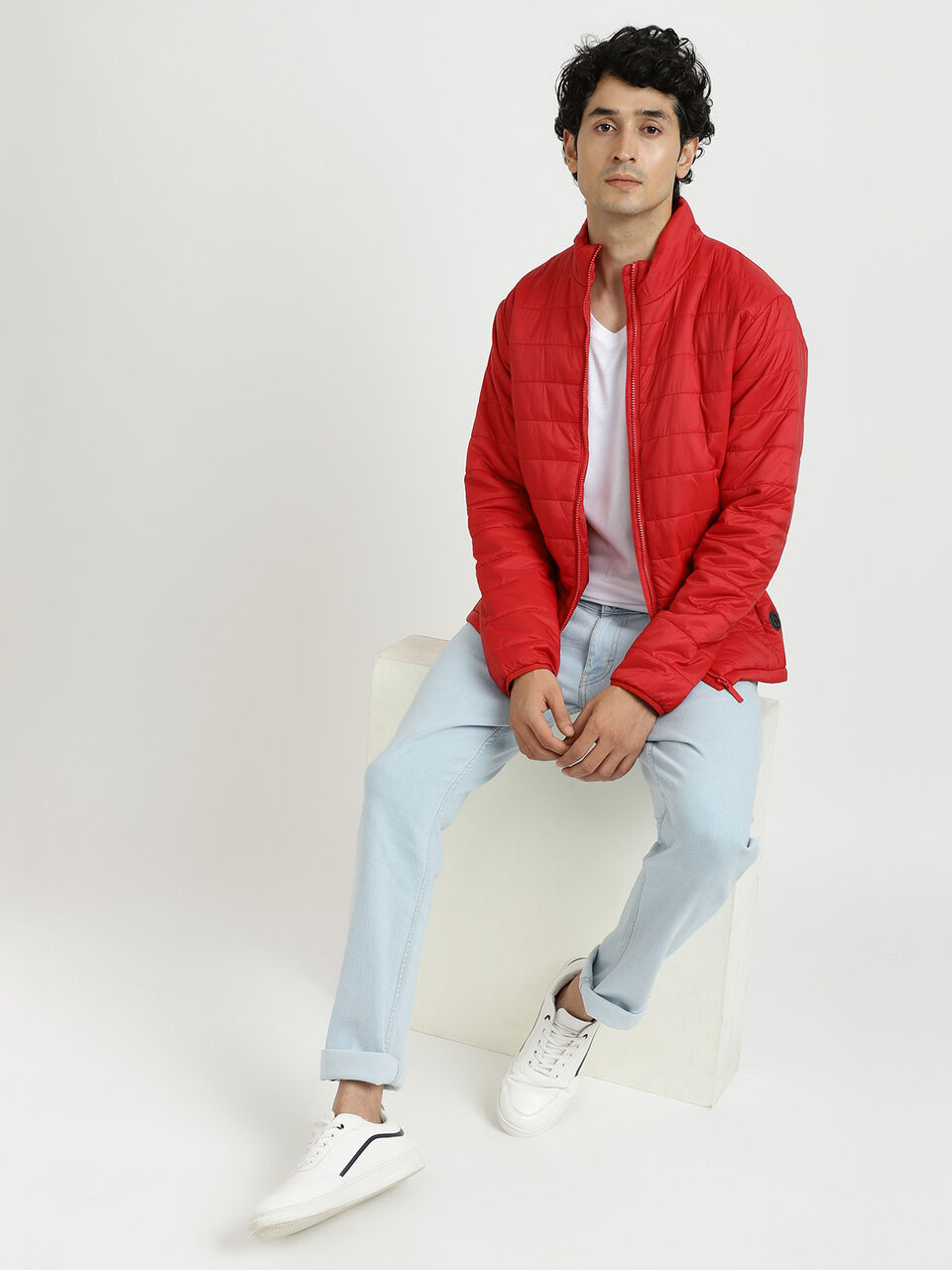 FULL SLEEVES CORE PUFFER JACKET image number null