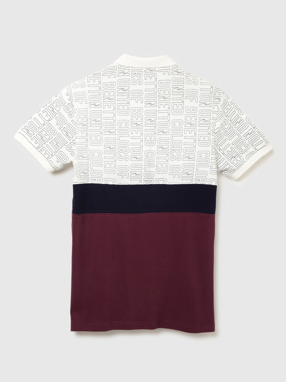 HORIZONTAL BLOCKED AOP PIQUE POLO image number 2