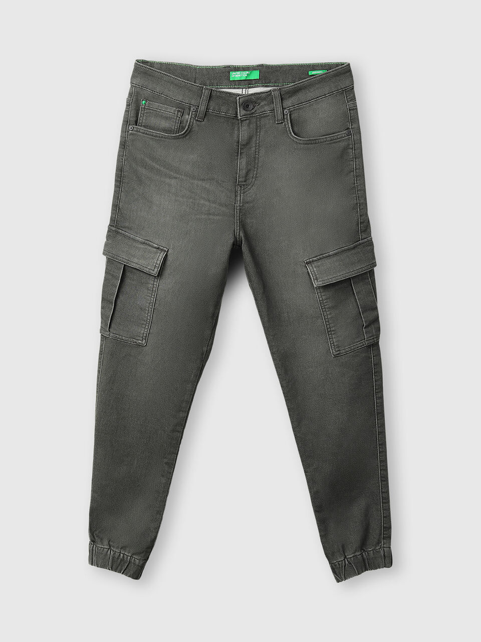 Cotton Cargo Joggers image number 1