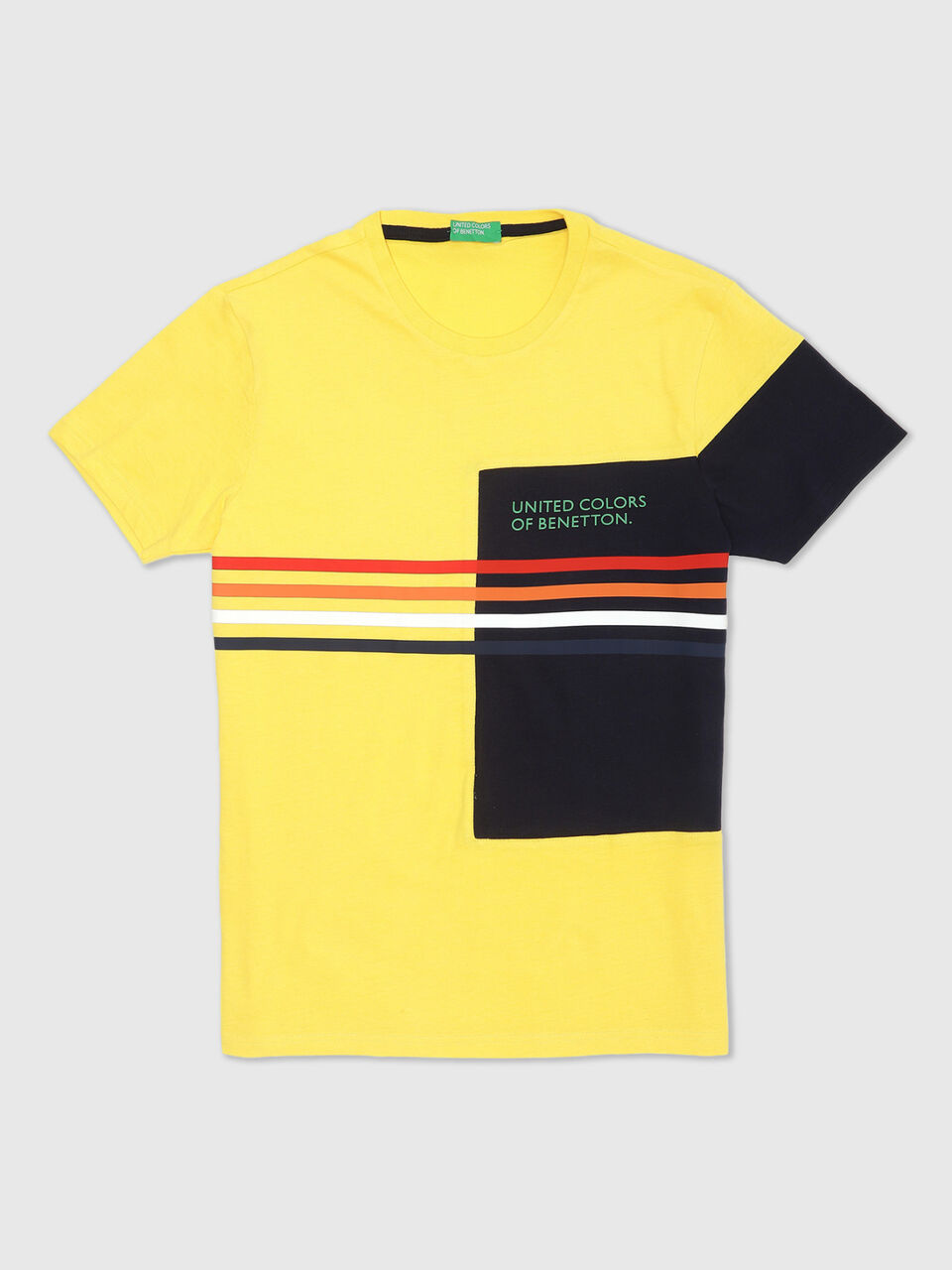 Short Sleeve Color Blocked Jersey Tee image number 1