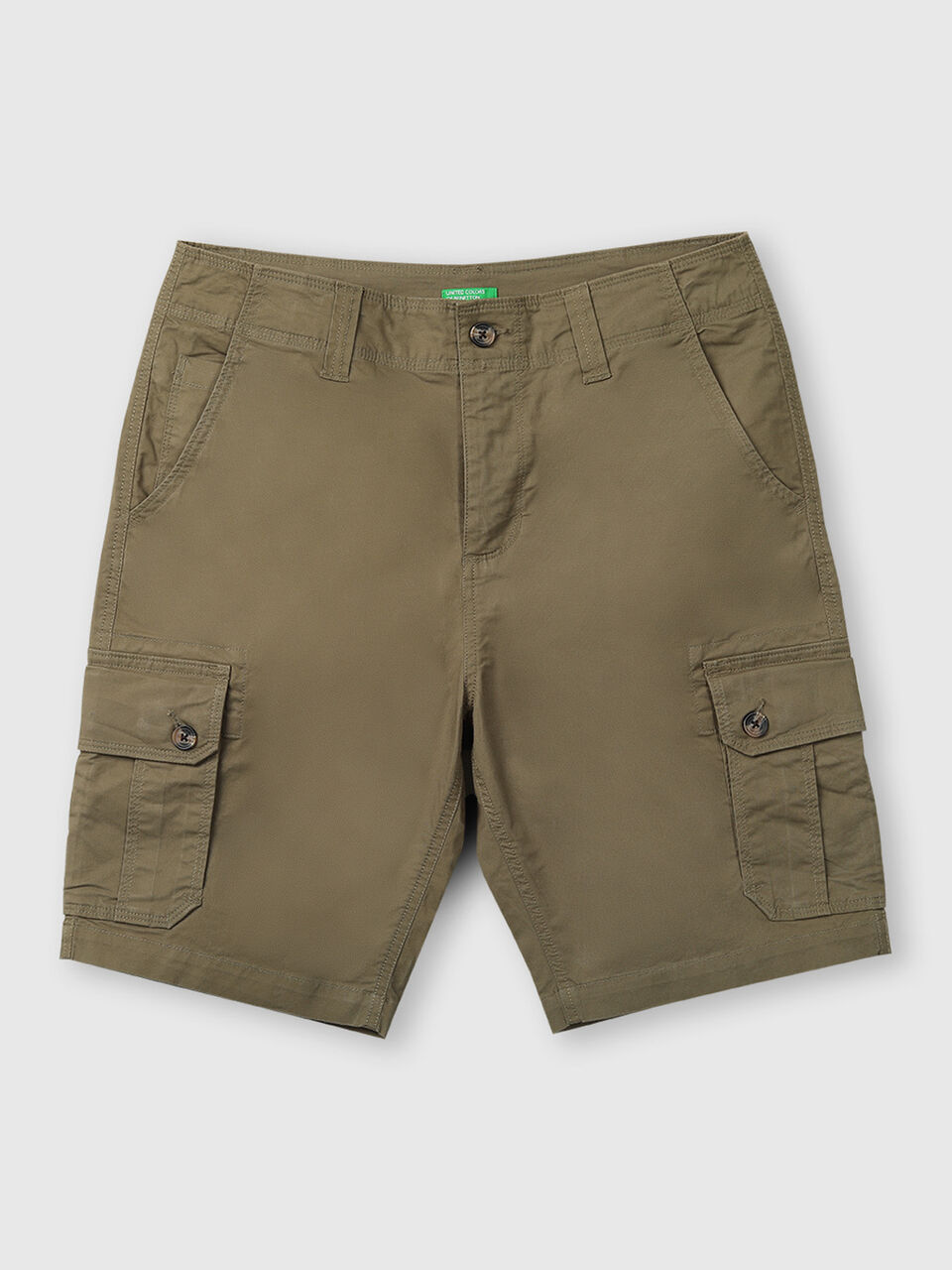 Cotton Comfort Fit Cargo Shorts image number 1