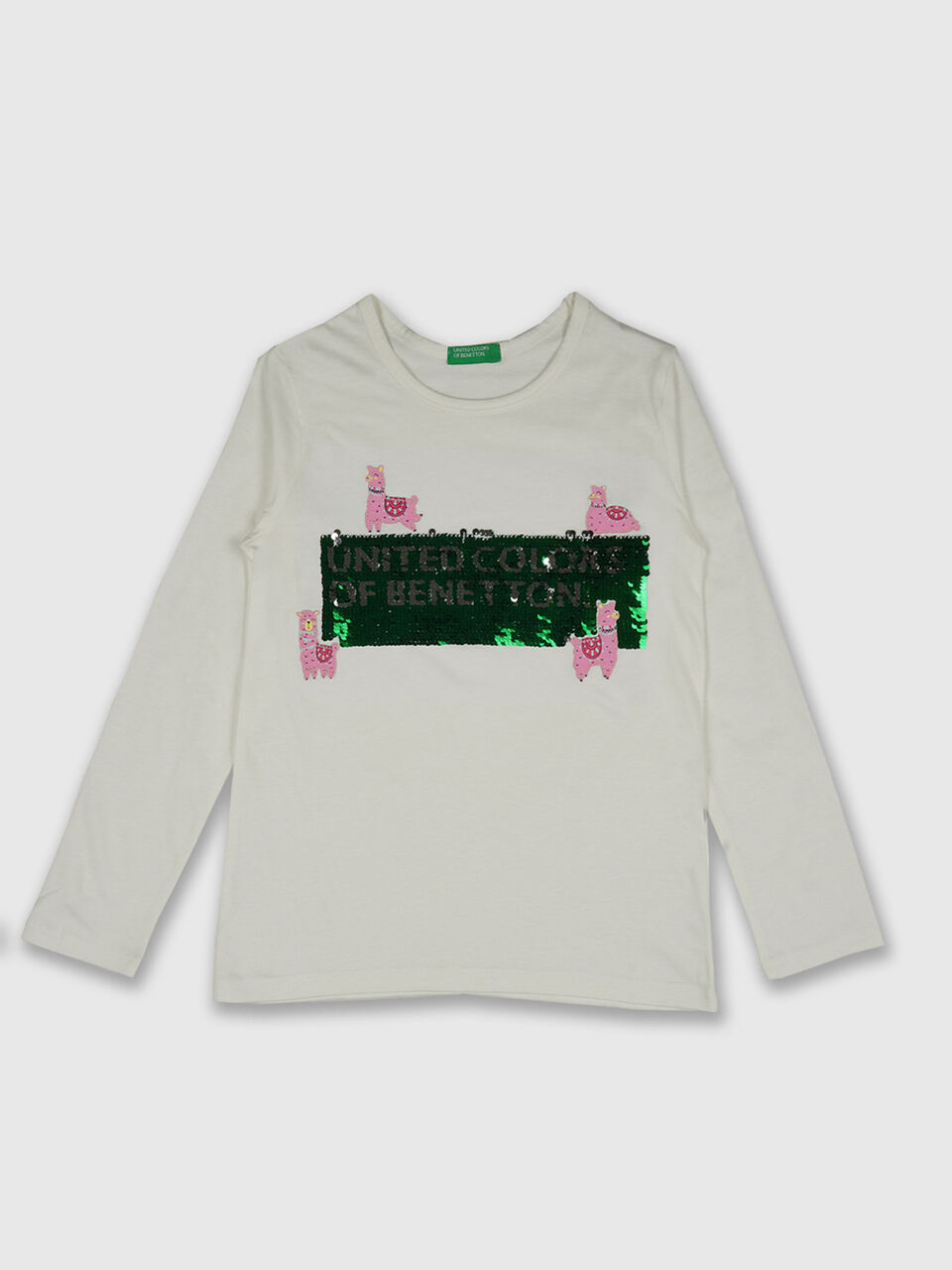 Banner With Llama Tee Long image number 1