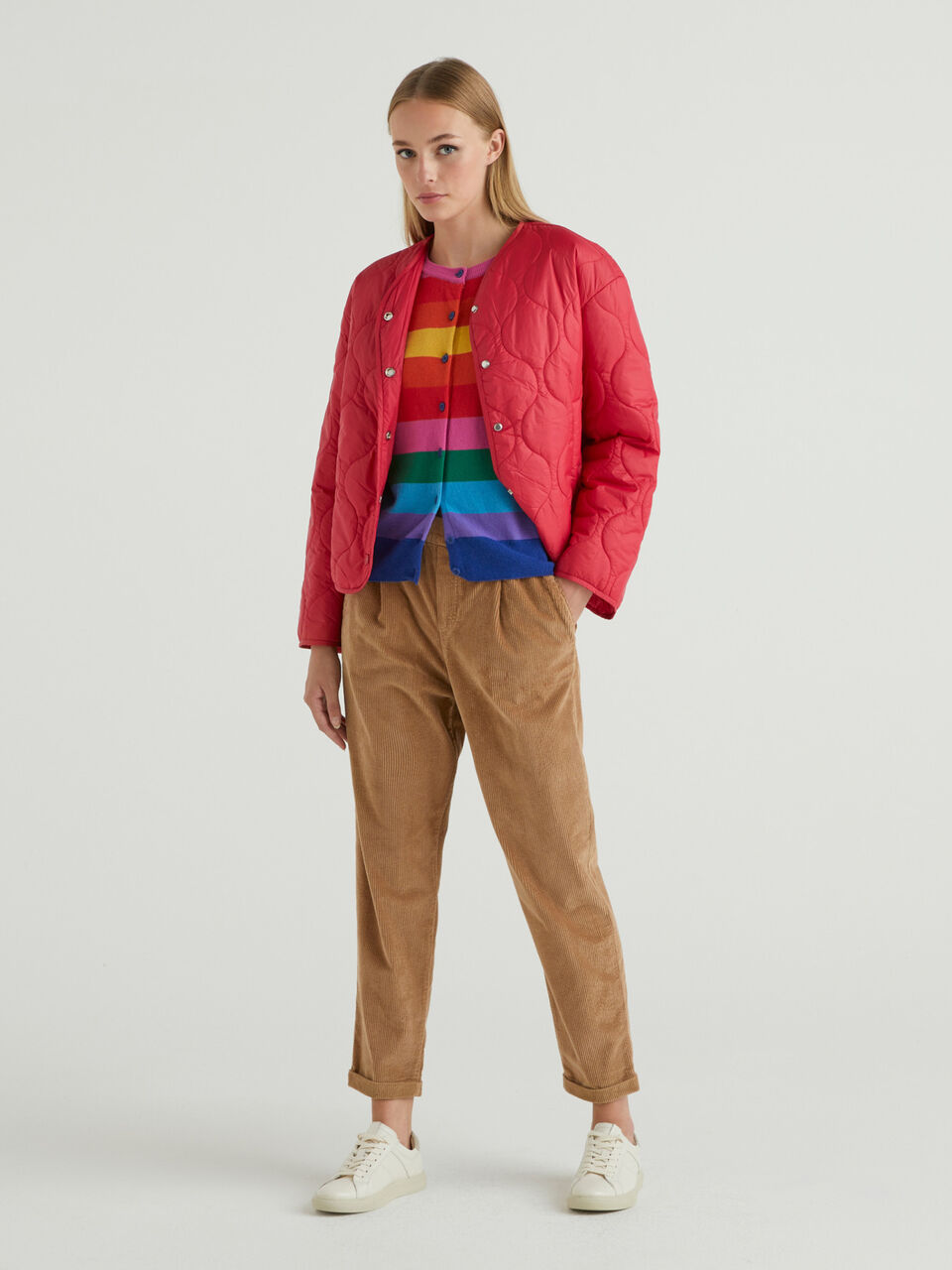 L/S QUILTED JACKET image number null