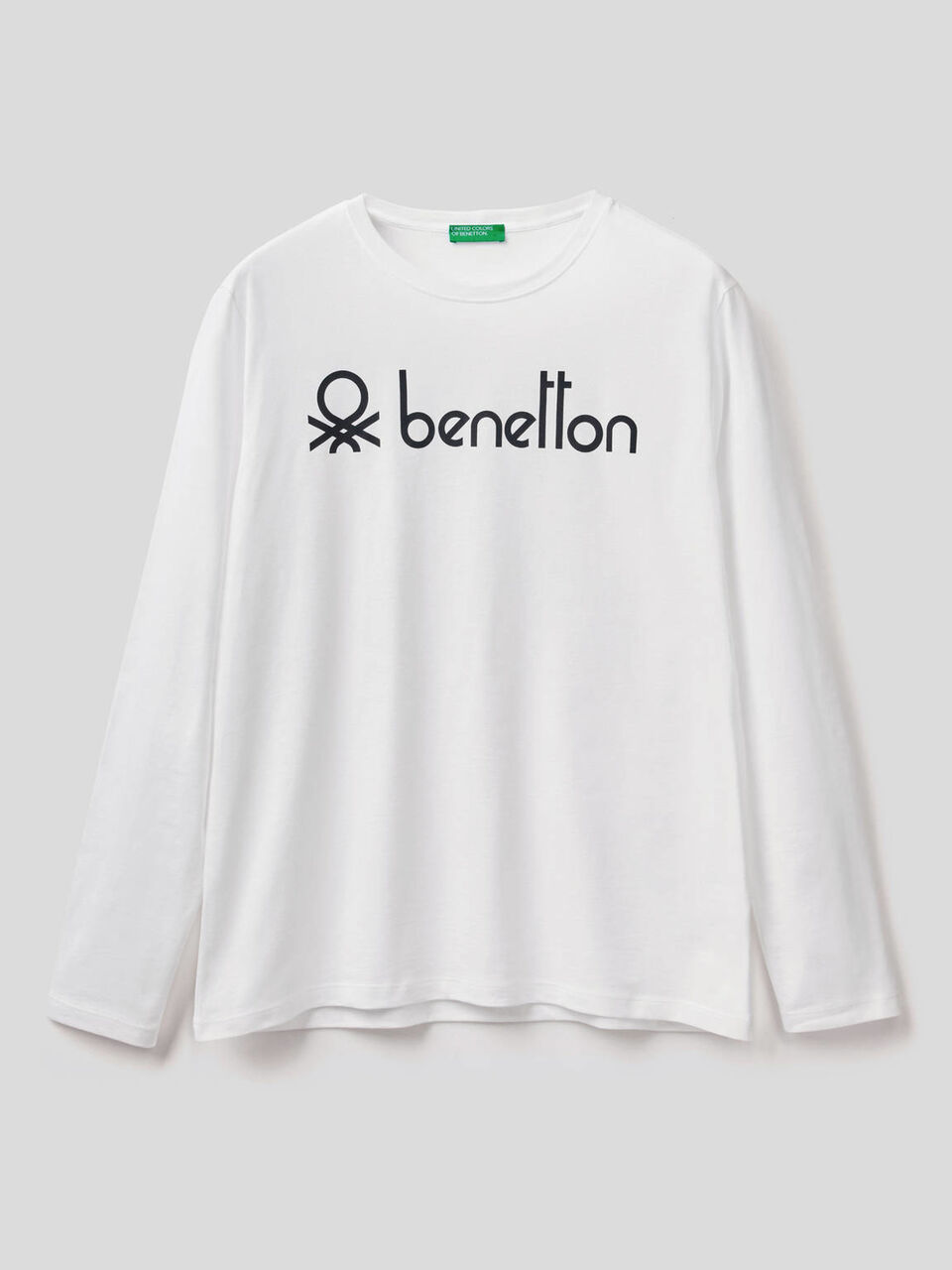 Long sleeve t-shirt with logo print image number 1