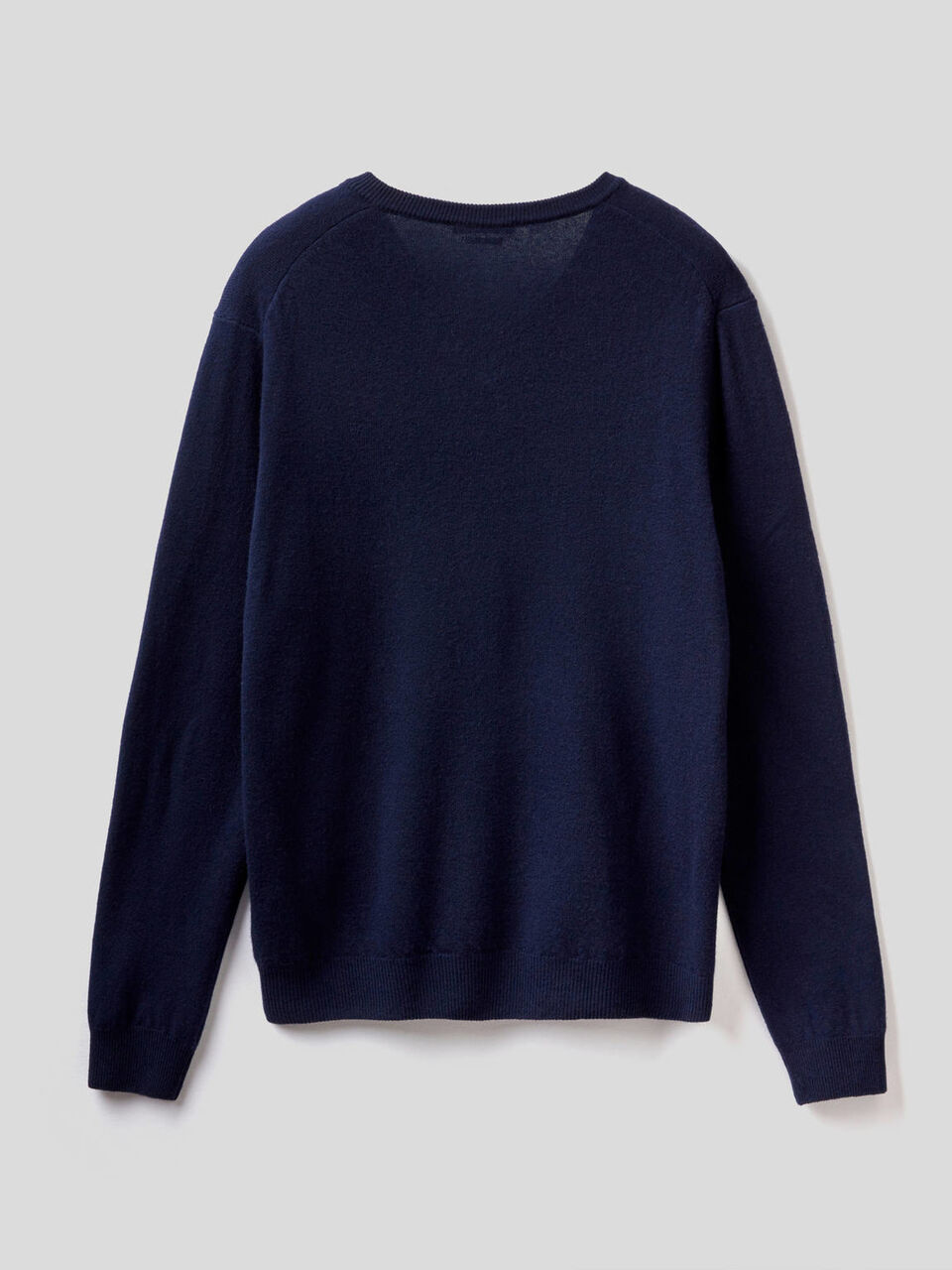 V-neck sweater in pure virgin wool image number 2