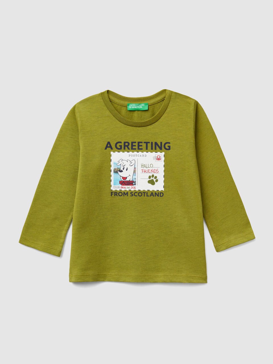 T-shirt with postcard print Junior Boy image number 1