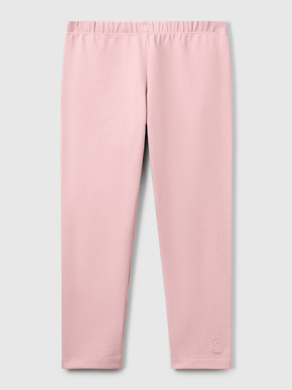 Stretch cotton leggings Junior Girl
