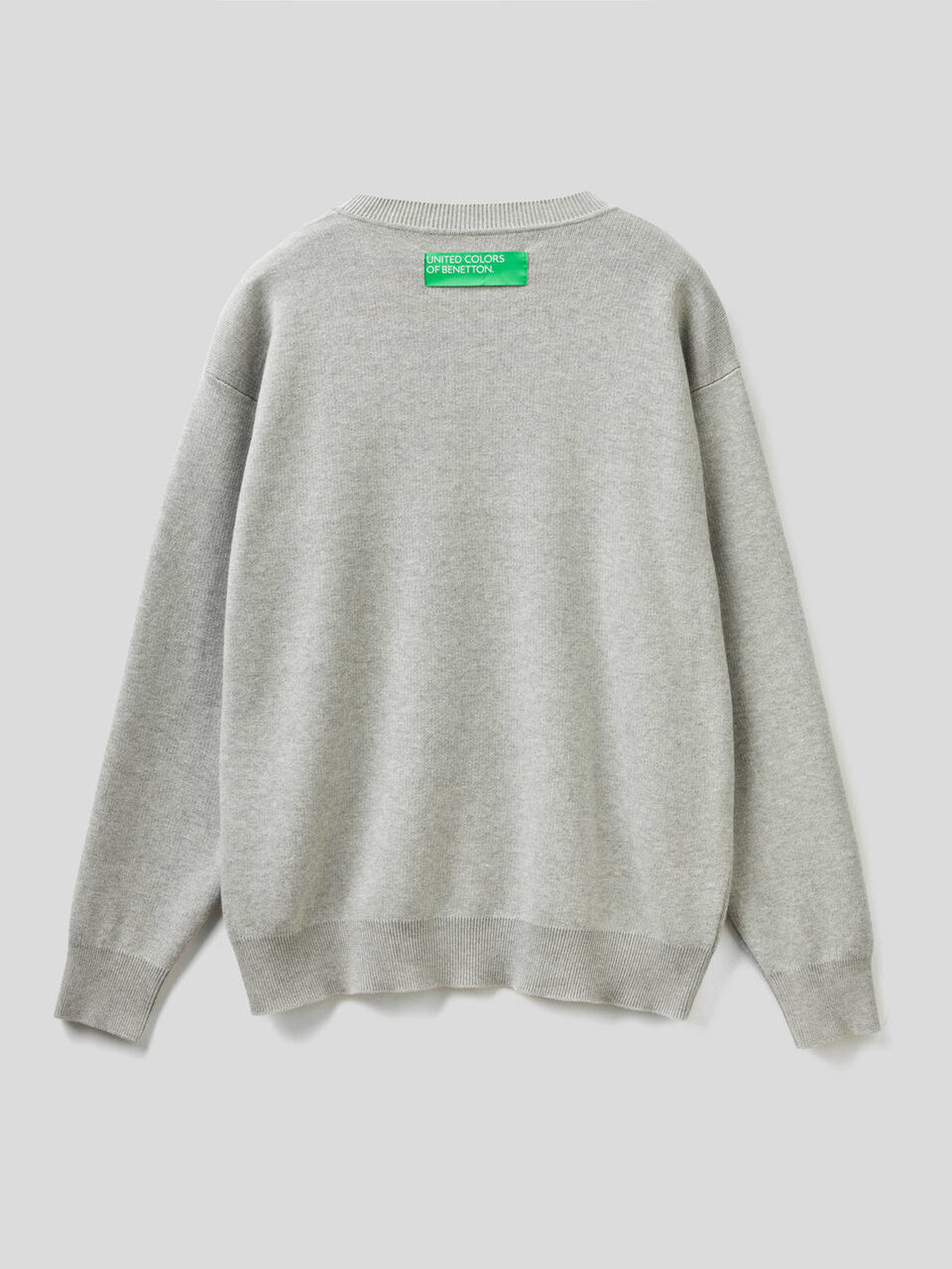 Reversible sweater in tricot cotton image number 2