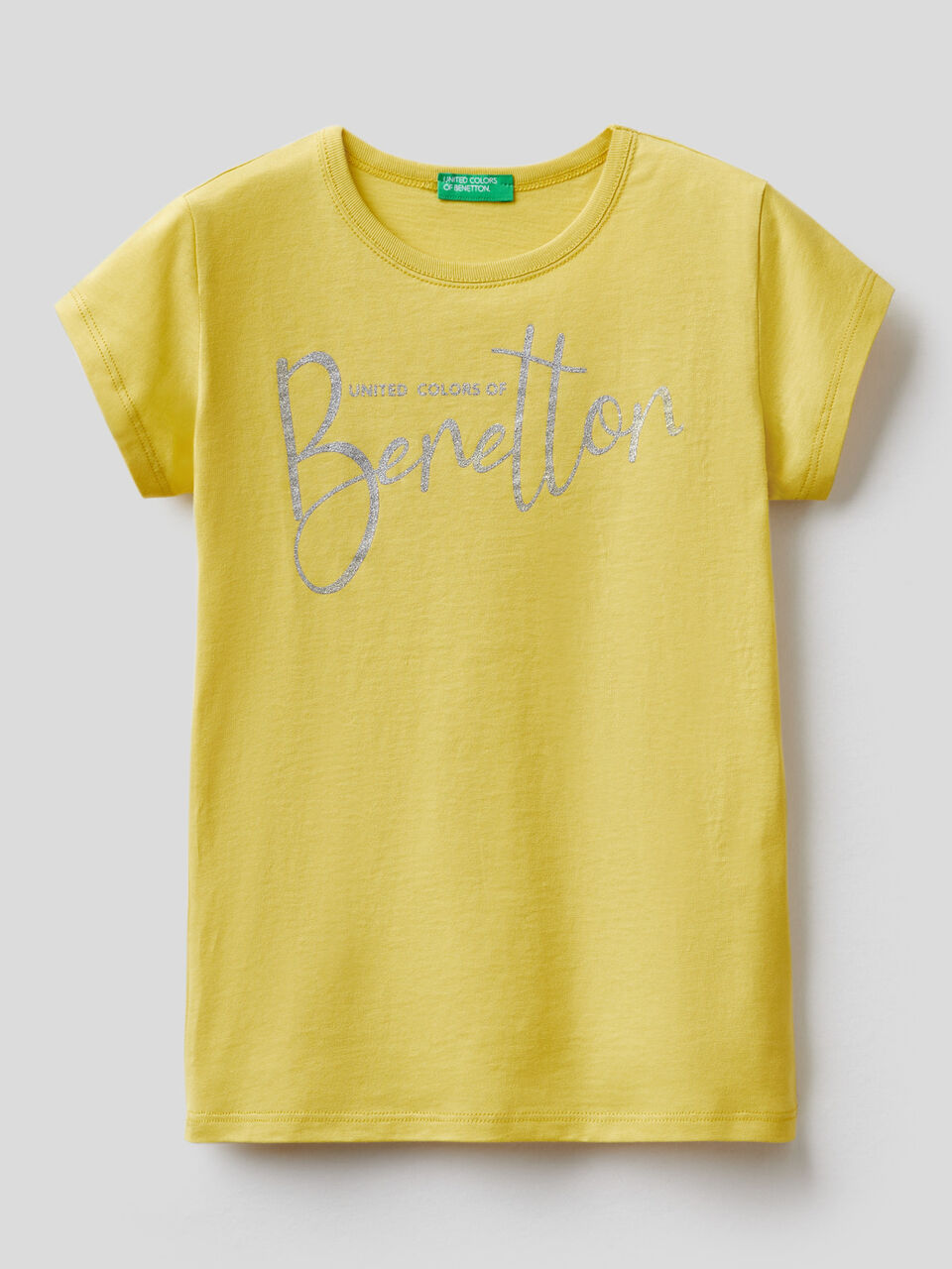 T-shirt in organic cotton with logo image number 1