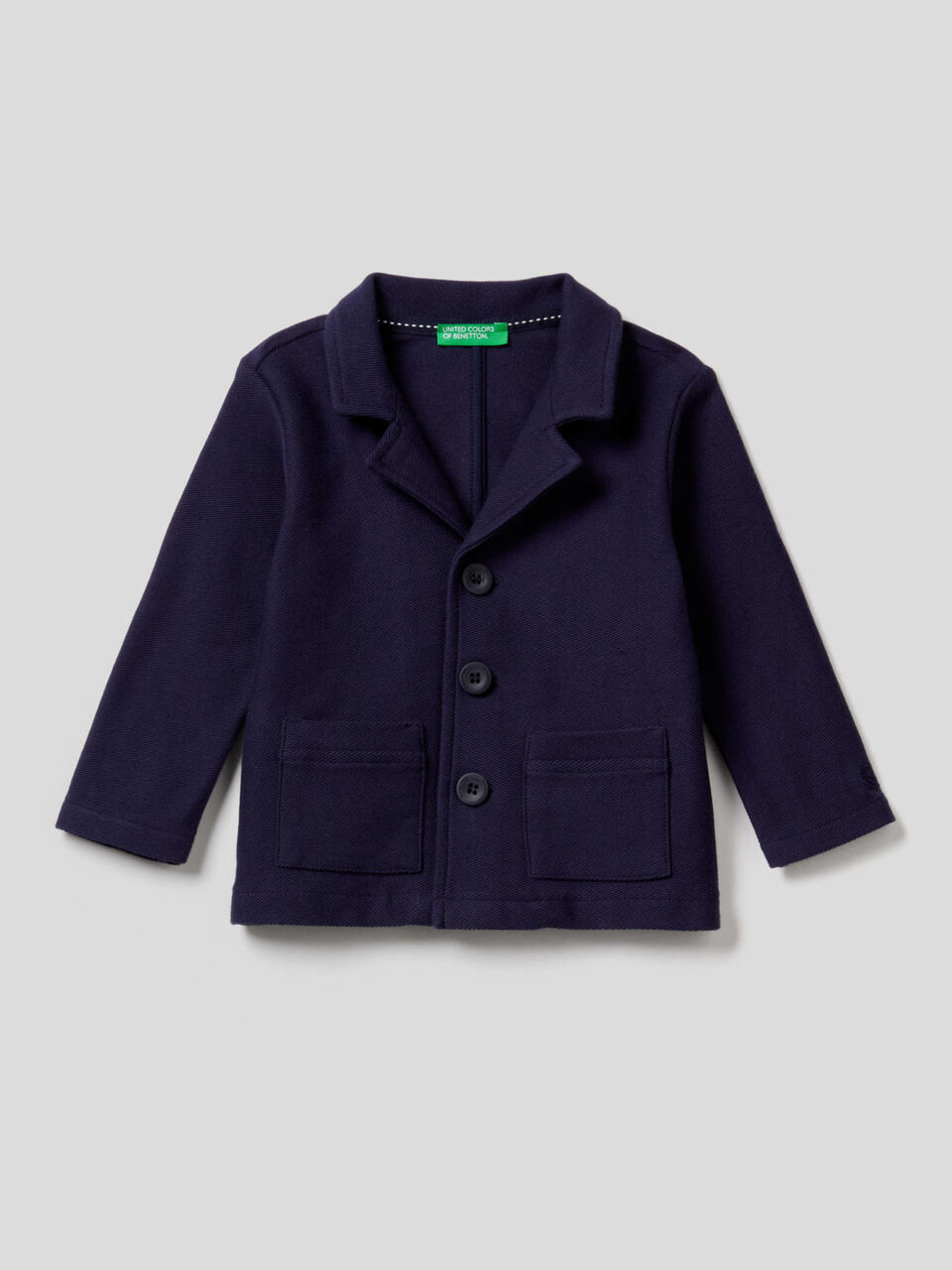 Blazer in 100% sweat cotton image number 1