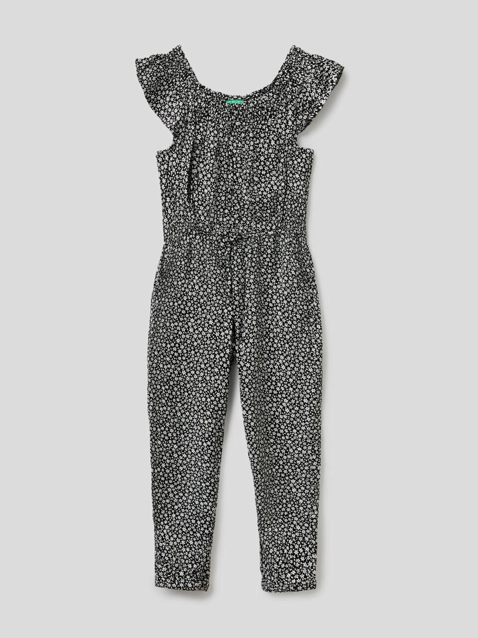 Jumpsuit with floral print image number 1