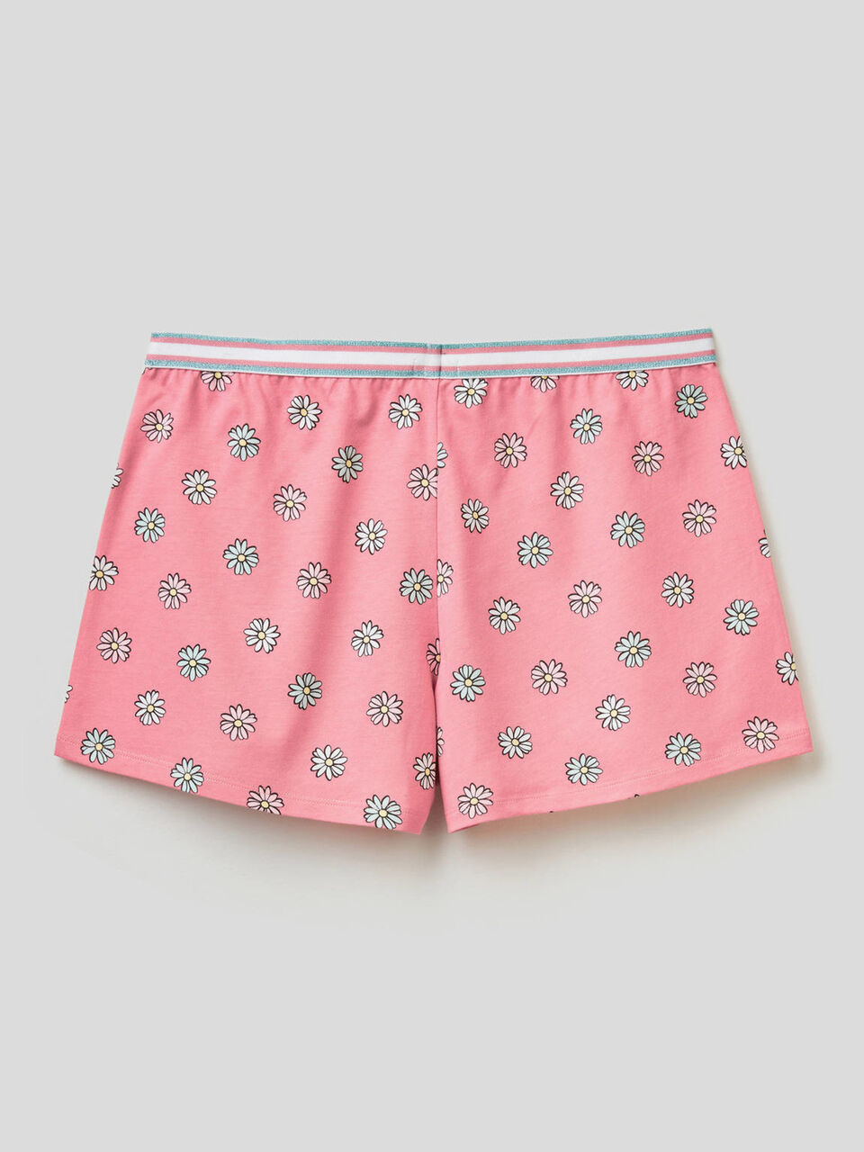 Printed shorts in 100% cotton image number 2