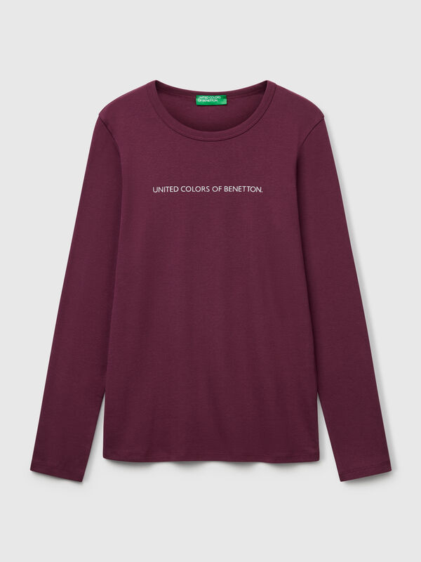 100% cotton long sleeve t-shirt Women