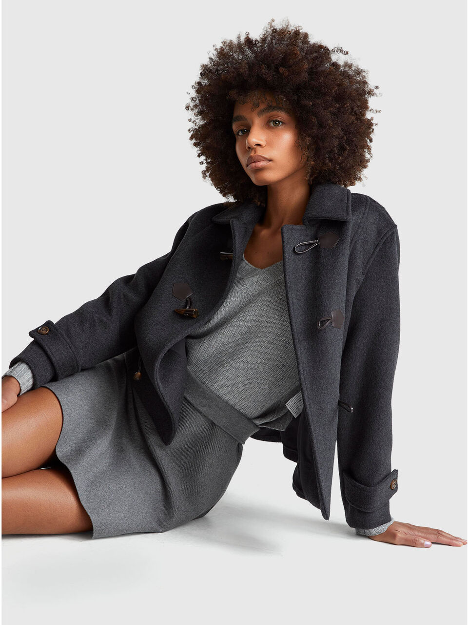 V NECK SWEATER L/S Women image number null