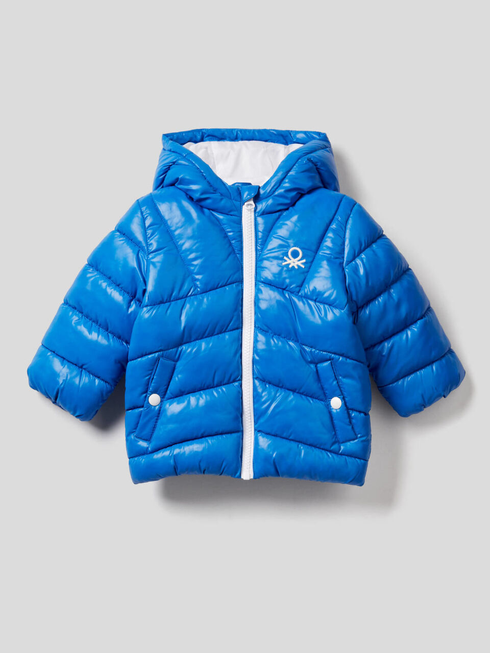 Padded jacket in recycled wadding image number 1