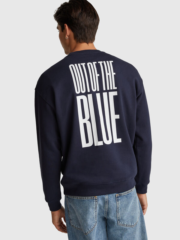 Relaxed fit sweatshirt with print Men