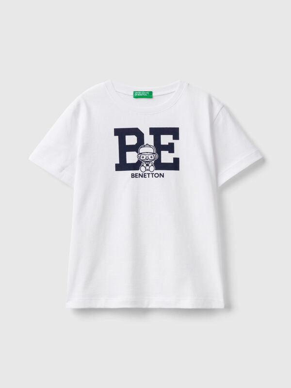 100% cotton t-shirt with logo Junior Boy