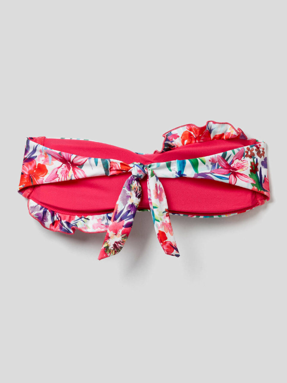 Floral print bandeau top image number 2
