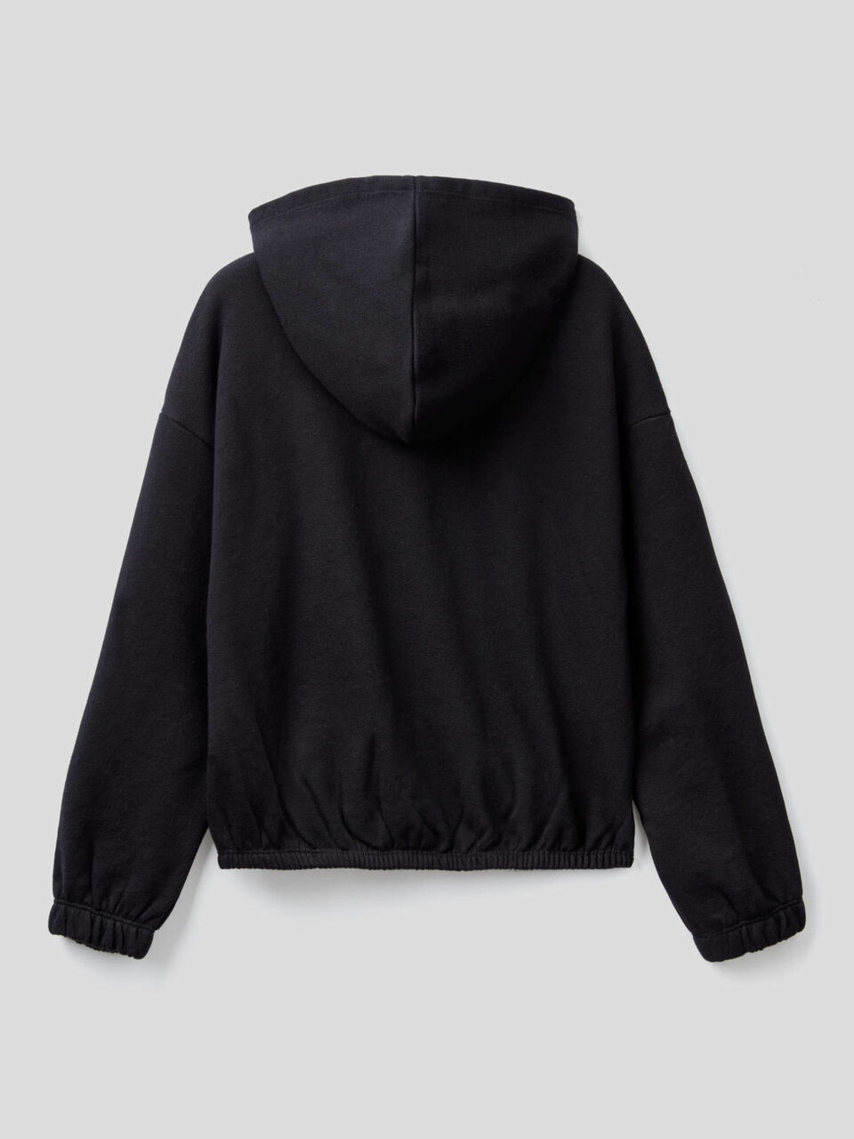 100% cotton cropped sweatshirt image number 2