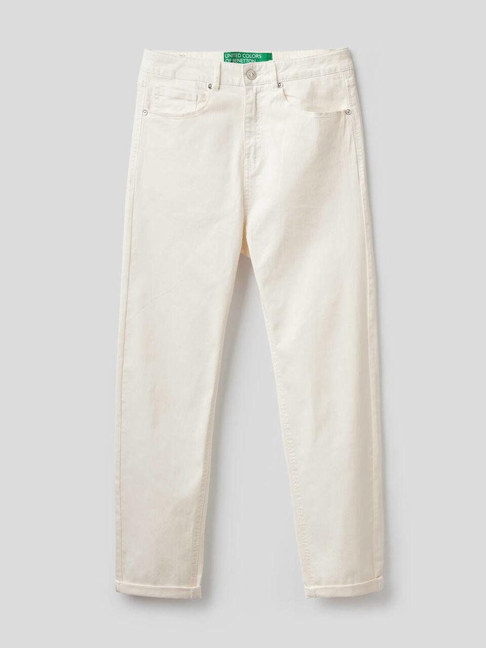 Boyfriend trousers in stretch cotton image number 1